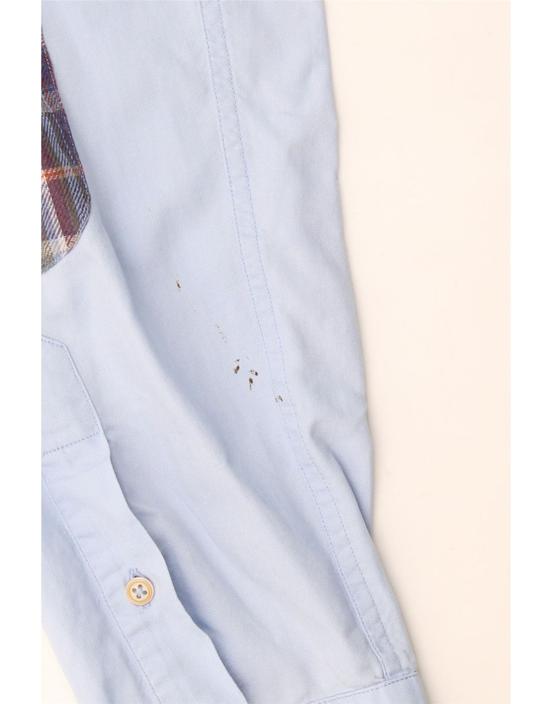 MASSIMO DUTTI Camisa Hombre Azul Medio