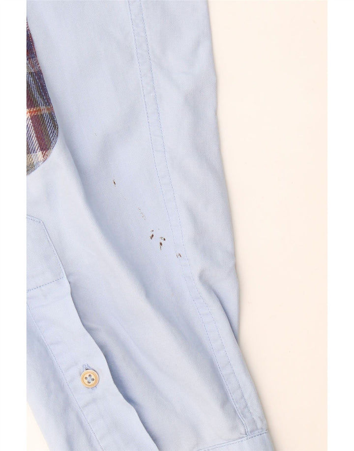 MASSIMO DUTTI Camisa Hombre Azul Medio