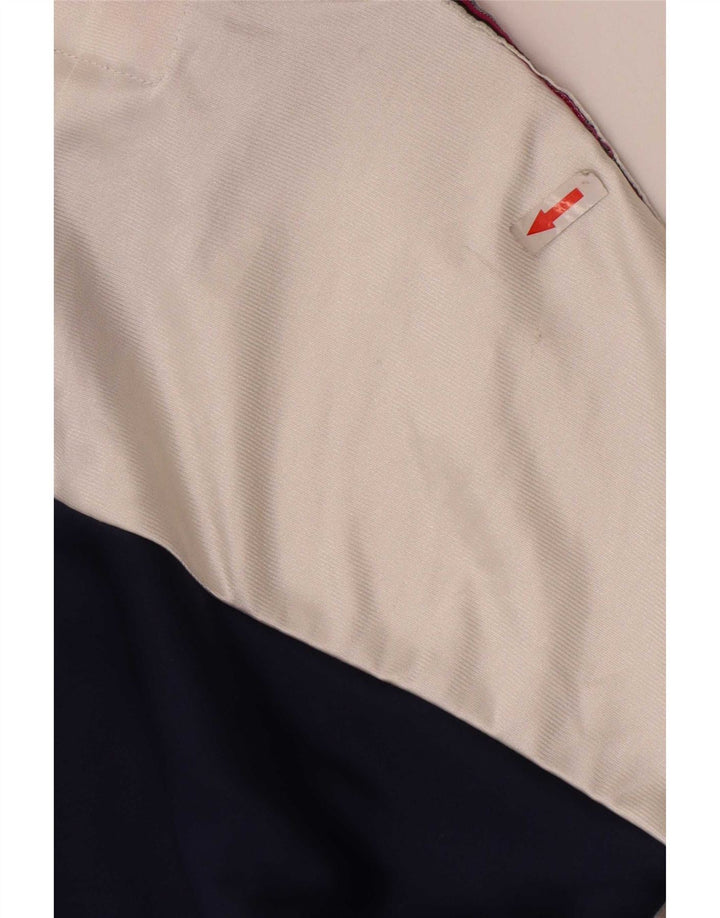 Asics Hombre Chaqueta De Chándal Con Gráfico IT 50 Medium Blanco Colorblock