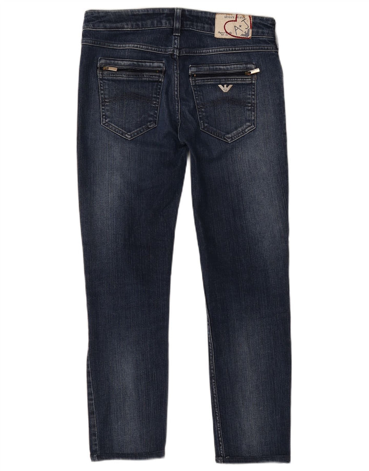Jeans Armani Mujer Slim W28 L26 Algodón Azul Marino