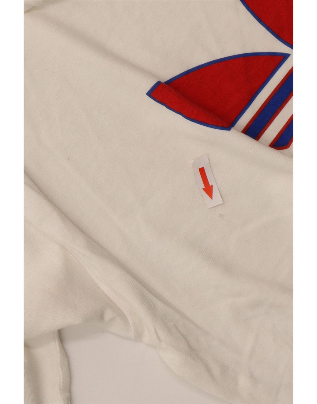 ADIDAS Camiseta gráfica para hombre Top Small White Cotton