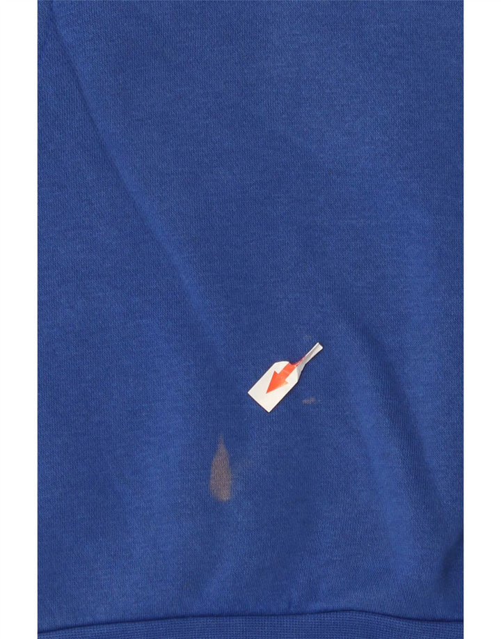 Adidas Hombre Sudadera Con Capucha Graphic Jumper Azul Medio