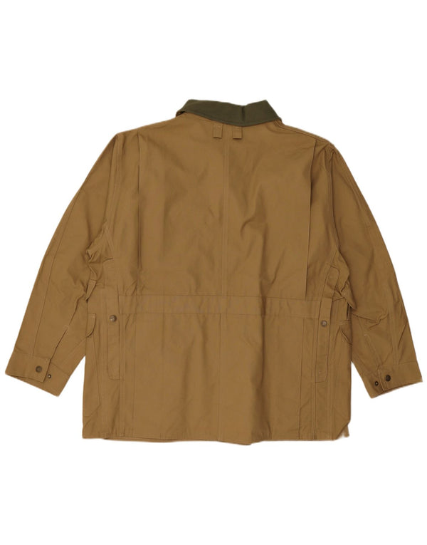 Chaqueta utilitaria vintage para hombre IT 54 2XL Algodón caqui