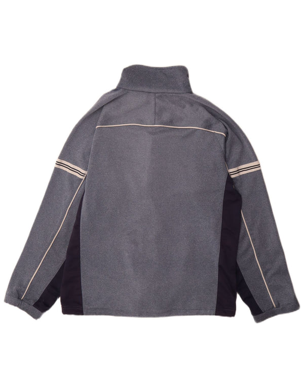 Asics Hombre Chándal Top Jacket Azul Medio Colorblock