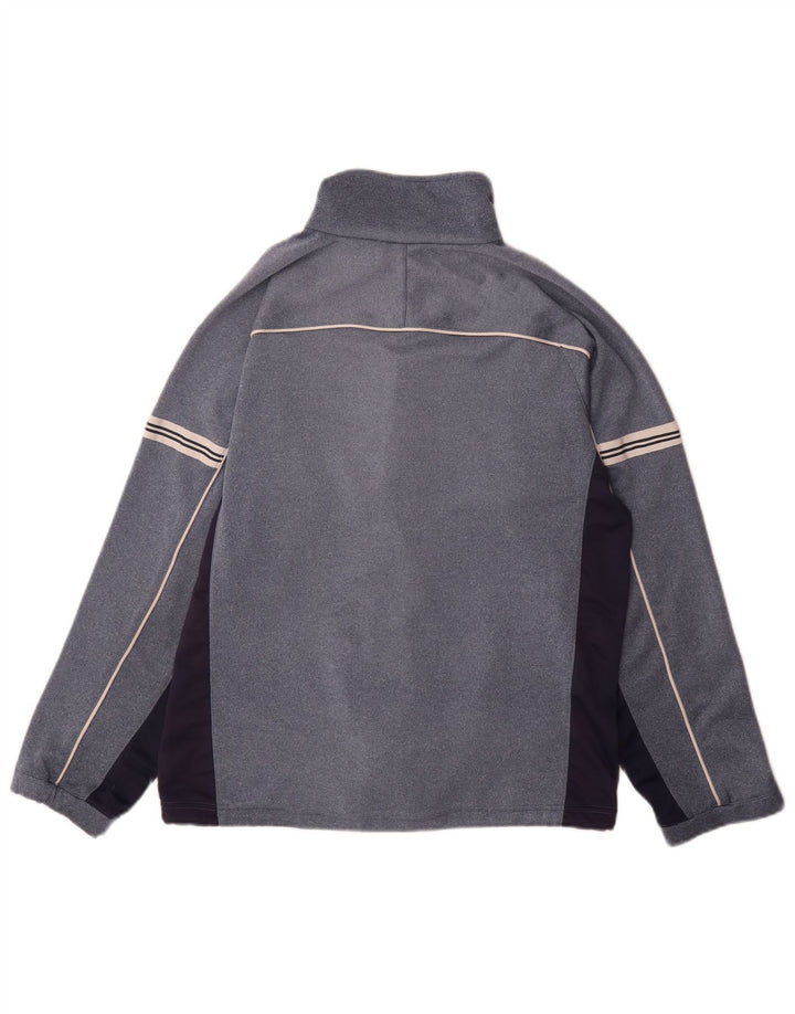 Asics Hombre Chándal Top Jacket Azul Medio Colorblock