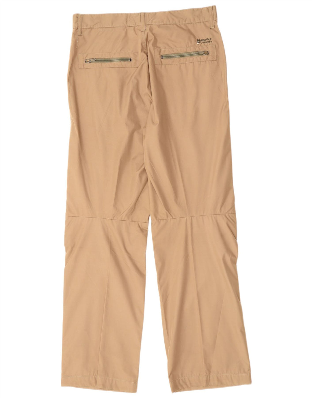 Meltin' Pot Pantalones de senderismo rectos para hombre W33 L32 Poliéster beige