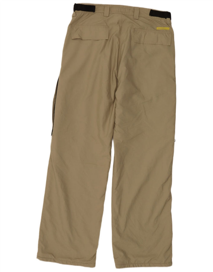 Weipper - Pantalón cargo recto para hombre IT 48 Medium W33 L30 Beige Poliéster