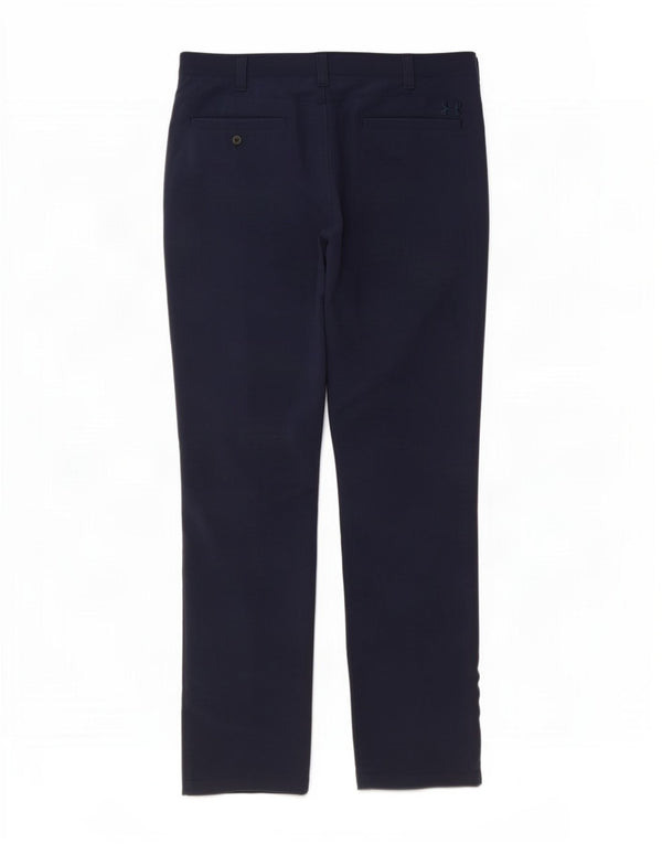 Under Armour Pantalón chino recto para hombre W40 L34 Nylon azul marino
