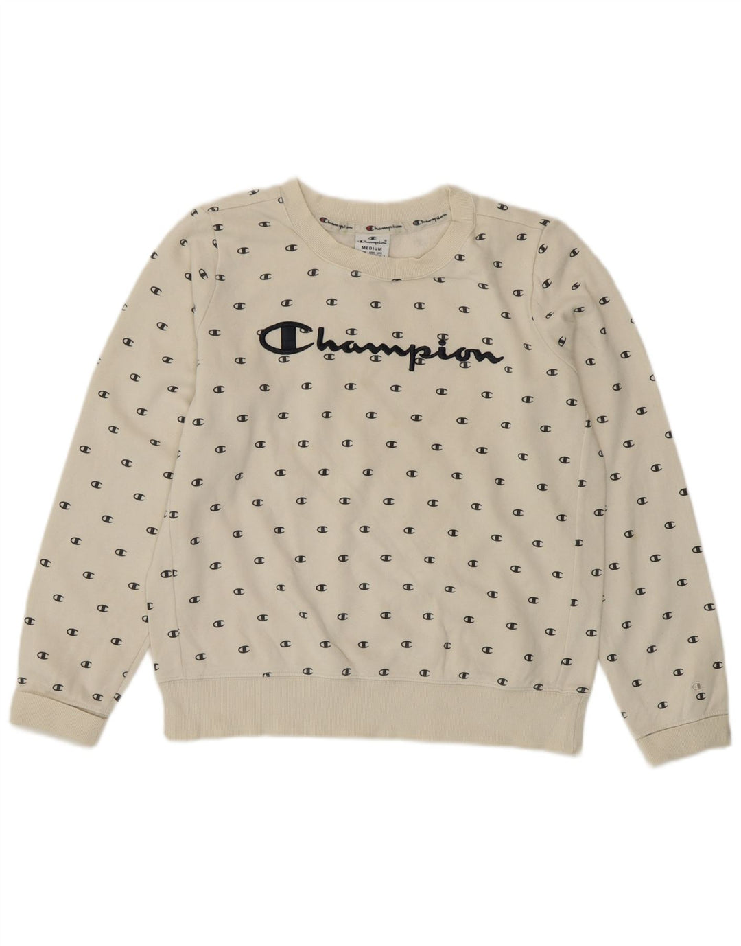 Champion Sudadera Gráfica para Mujer Jumper UK 14 Medium White