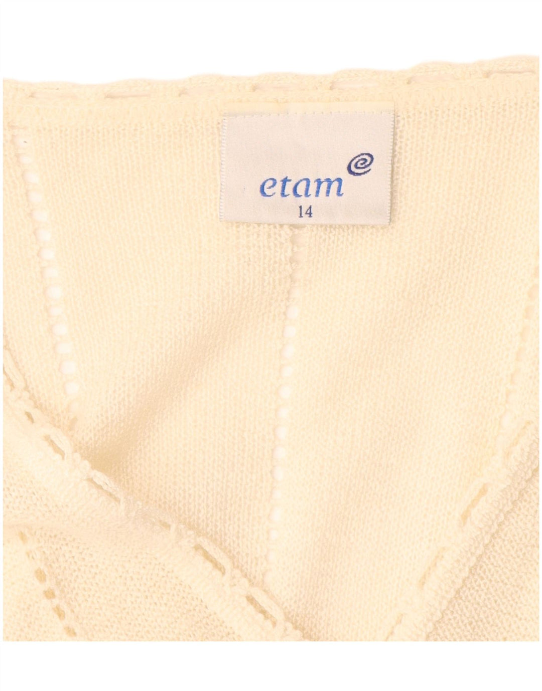 ETAM Cárdigan Largo para Mujer UK 44 Acrílico Beige Medio