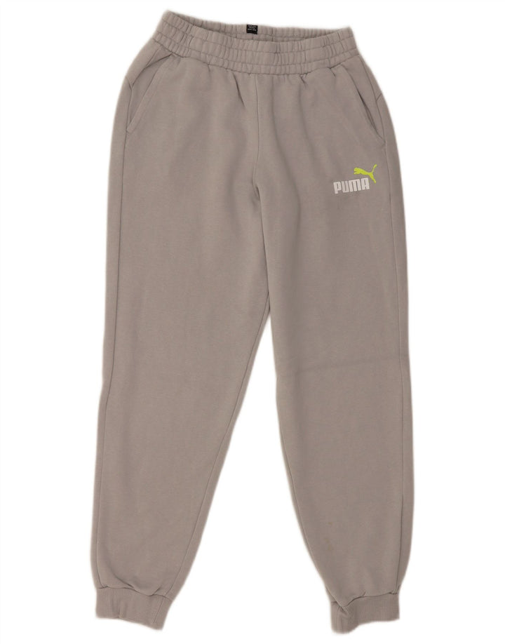 PUMA Pantalones de chándal para niño Joggers 13-14 años Gris Algodón