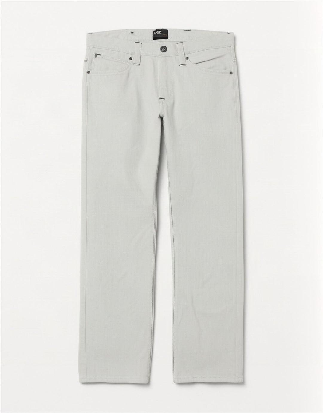 Vaqueros Lee Zed Straight para Mujer W31 L30 Algodón Blanco