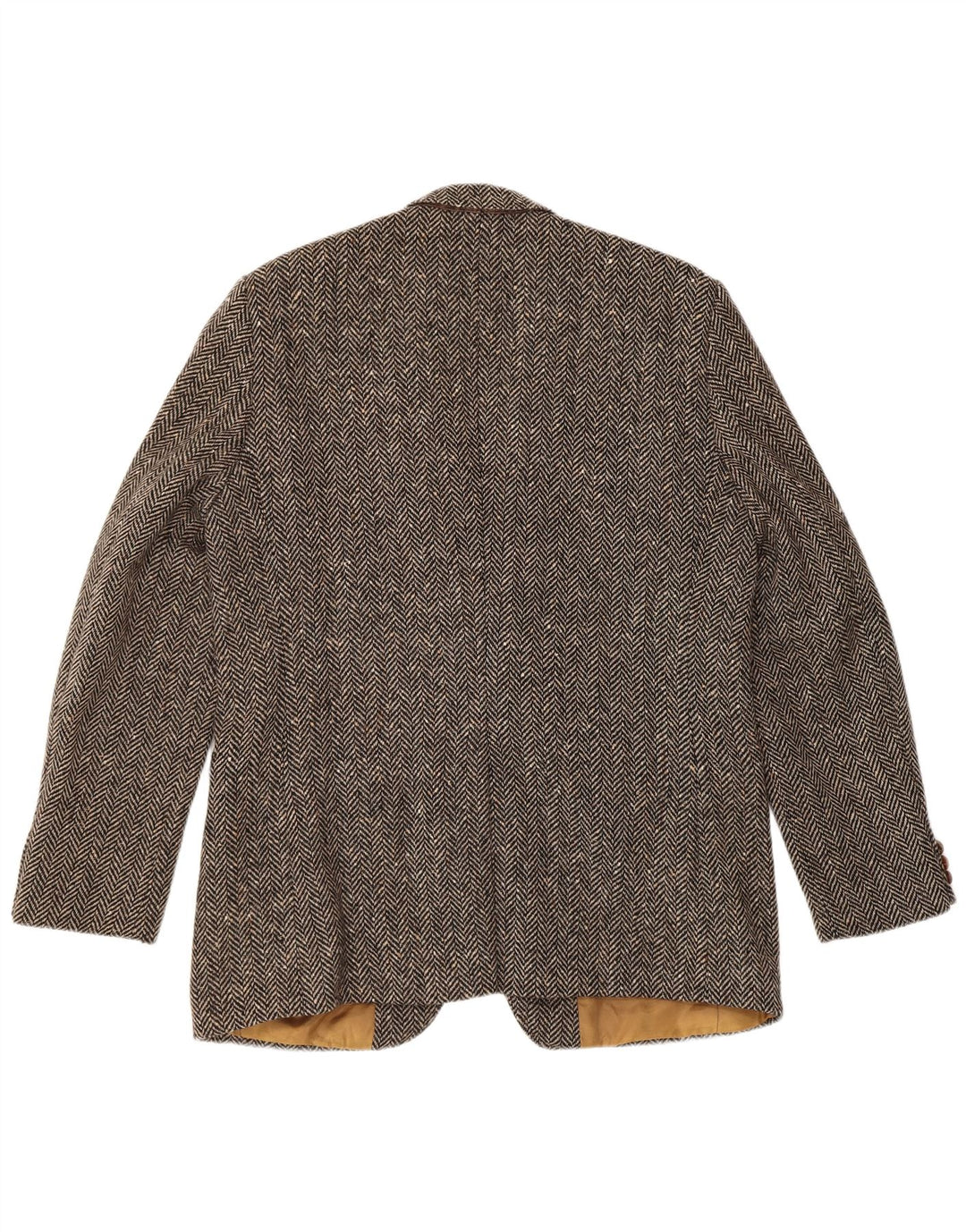 GERRARD MARLBORO Chaqueta tipo blazer de tweed Donegal para hombre UK 38 Marrón medio