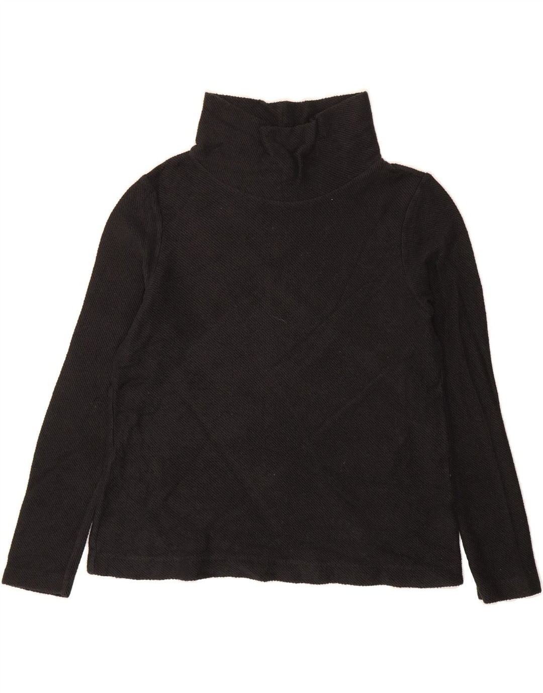J. CREW Womens Sweatshirt Jumper UK 14 Medium Black Cotton Vintage J. Crew and Second-Hand J. Crew from Messina Hembry 