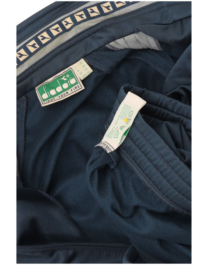 Diadora Mens Graphic Chándal Top Chaqueta ES 38 Azul Medio Poliéster