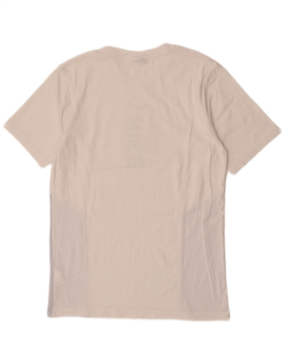 Nike Camiseta gráfica para hombre, parte superior mediana de algodón con bloques de color blanco