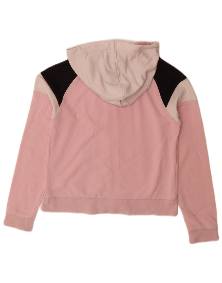 ELLESSE Sudadera con capucha y cremallera para niña 11-12 años Color rosa