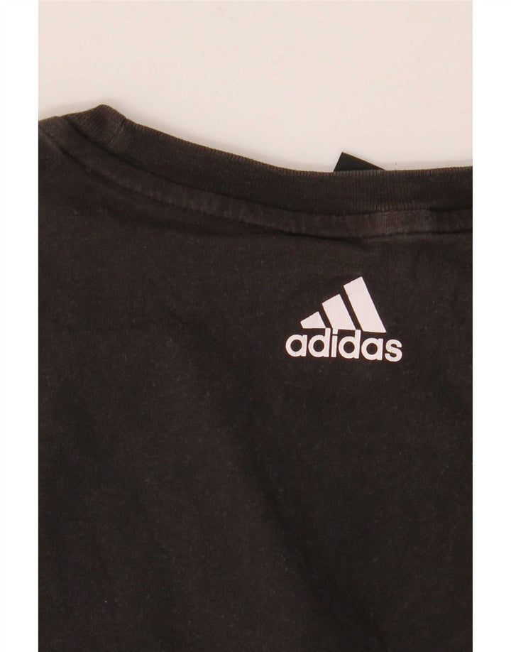 Adidas - Camiseta gráfica para hombre, talla mediana, color negro
