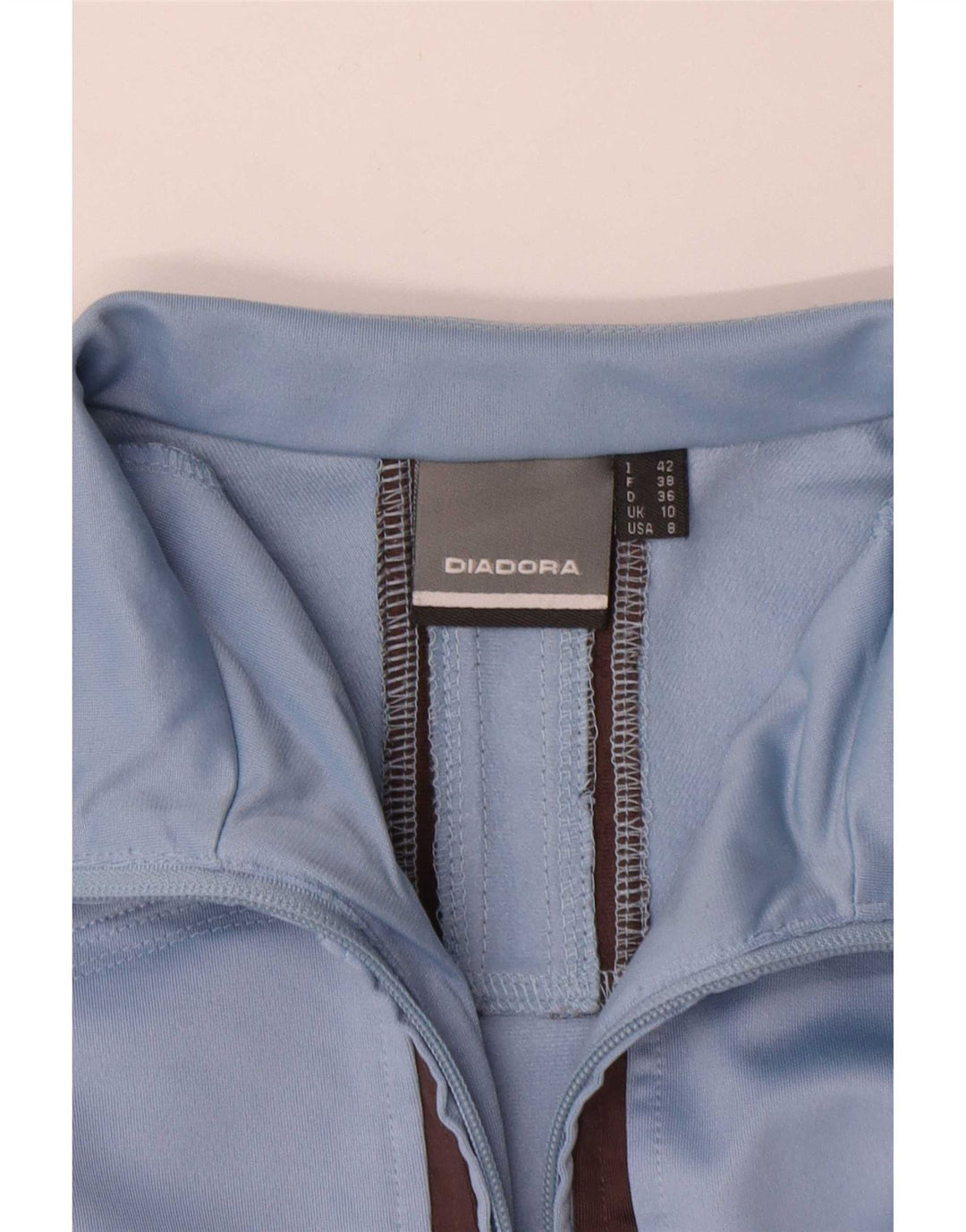 Diadora Chaqueta de chándal extragrande para mujer UK 10 Small Poliéster azul