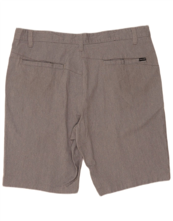 Volcom Pantalones cortos chinos para hombre W38 XL Algodón gris
