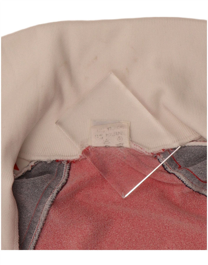 Arena Chaqueta De Chándal Con Estampado Gráfico De Poliamida Color Block Rojo Mediano Hombre