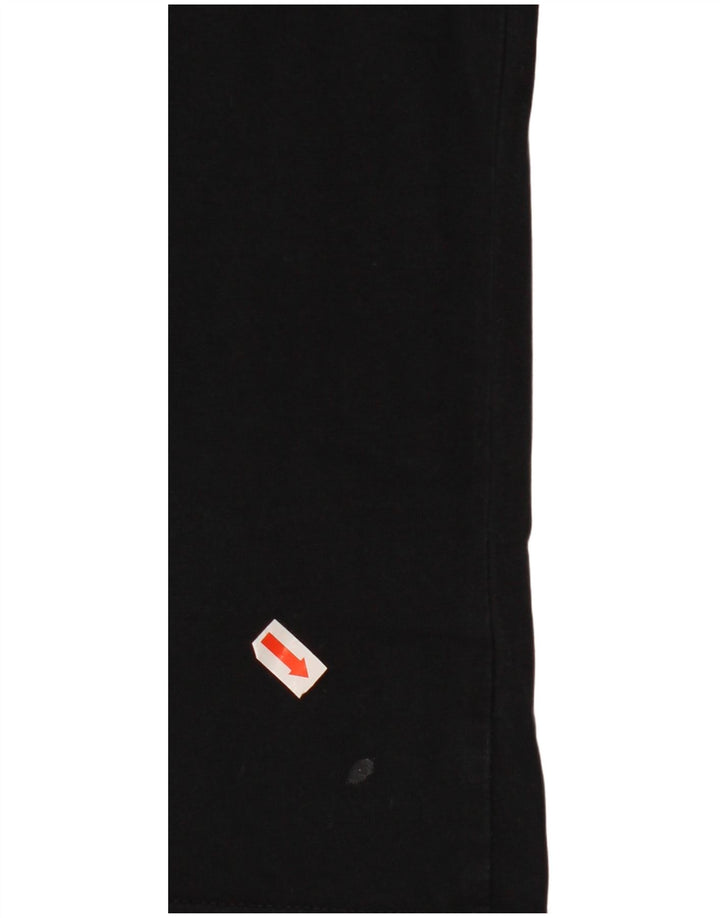 DIESEL Camiseta gráfica para mujer Top UK 44 Mediano Algodón negro