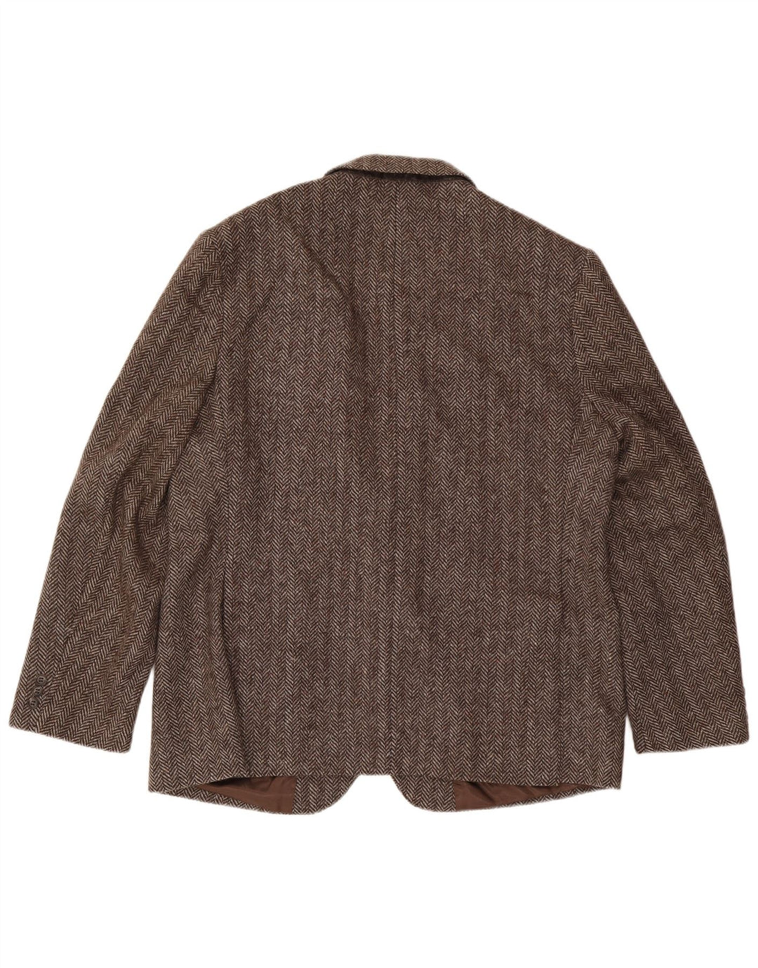 Chaqueta tipo blazer de 2 botones para hombre Four Seasons UK 48 4XL Lana en espiga marrón