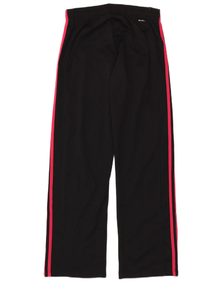 Adidas Mujer Climalite Chándal Pantalones UK 10 Pequeño Negro Poliéster