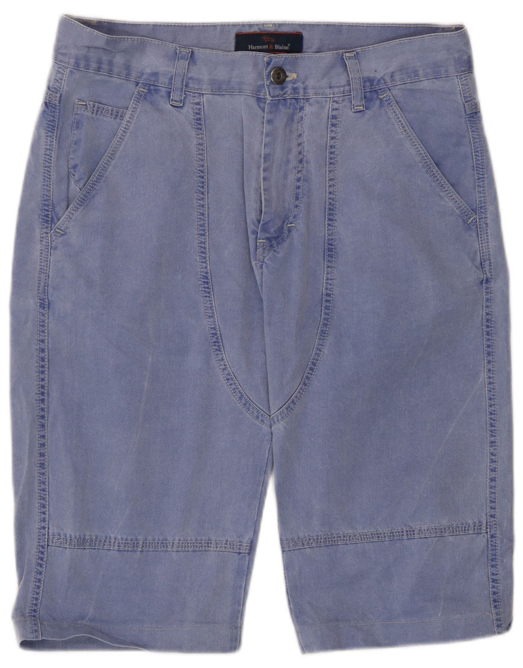 Harmont & Blaine Pantalones cortos chinos para hombre IT 48 Medium W30 Azul