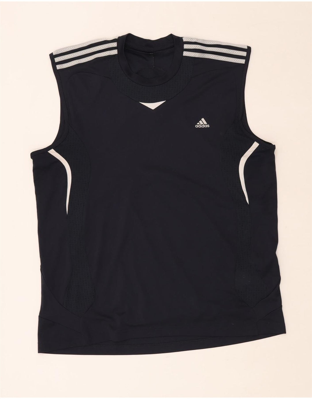 ADIDAS Hombre Climacool Vest Top XL Azul Marino Poliéster