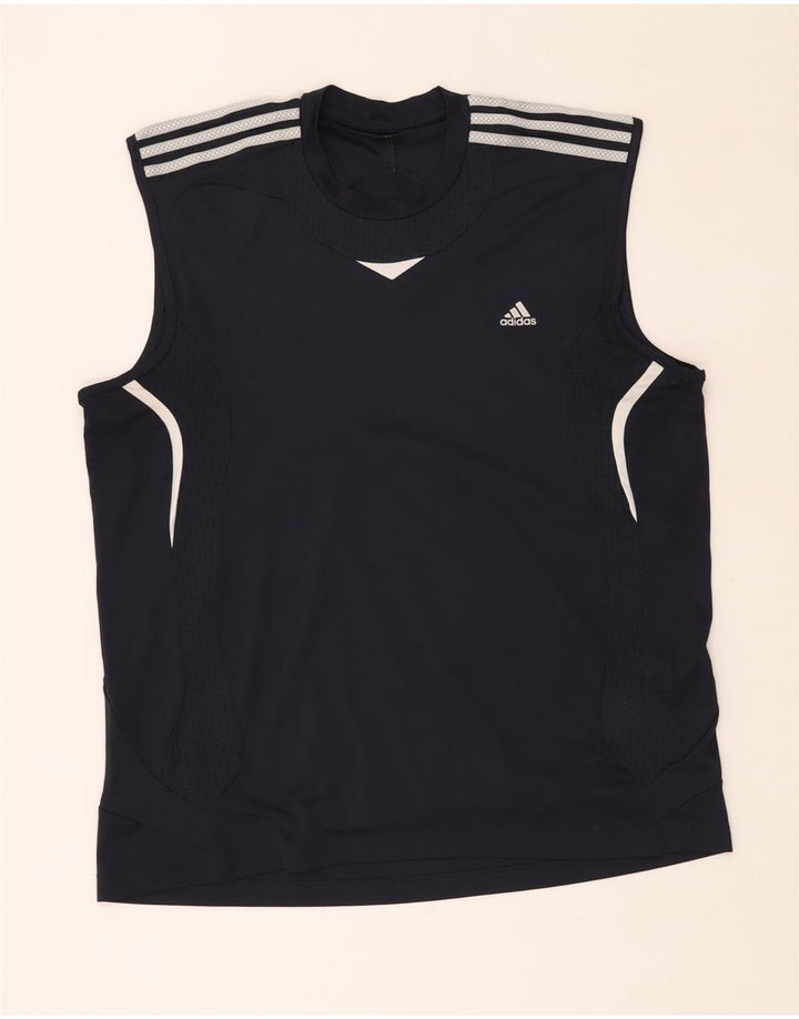 ADIDAS Hombre Climacool Vest Top XL Azul Marino Poliéster