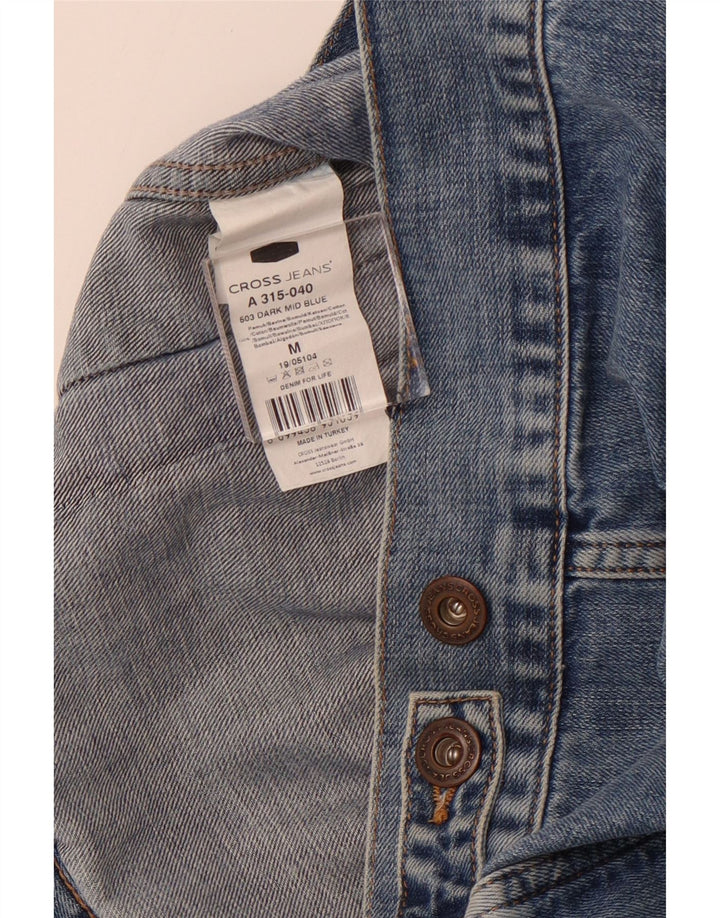 CROSS JEANS Chaqueta vaquera para hombre ES 38 Azul medio Algodón