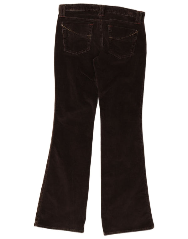 Gap Pantalones de pana acampanados de cintura baja para mujer UK 12 Medium W30 L32 Marrón