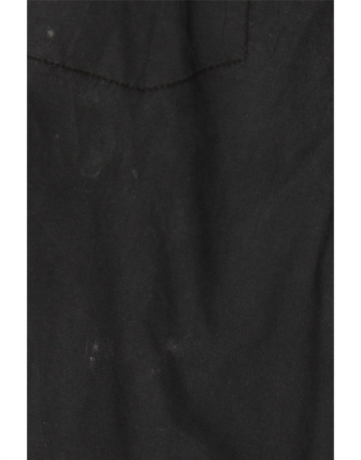 DKNY Pantalones cortos cargo para mujer US 8 Medium W30 Negro
