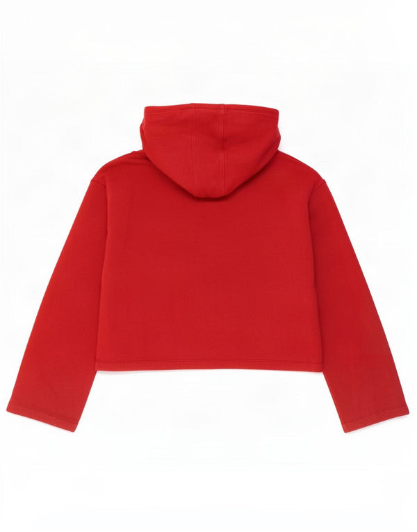 Champion Sudadera Crop Graphic para Mujer UK 14 Medium Red
