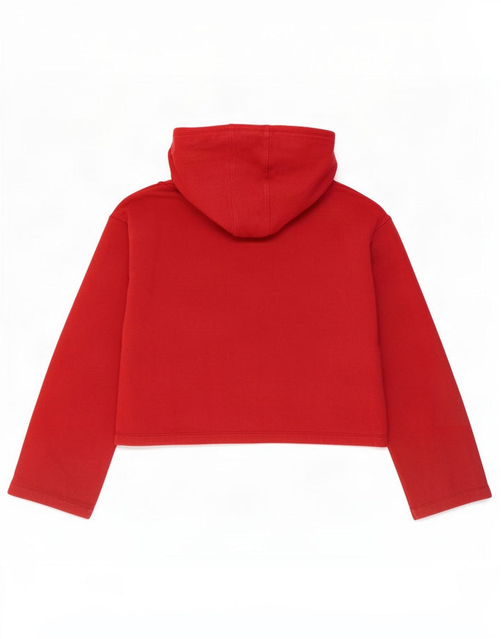 Champion Sudadera Crop Graphic para Mujer UK 14 Medium Red