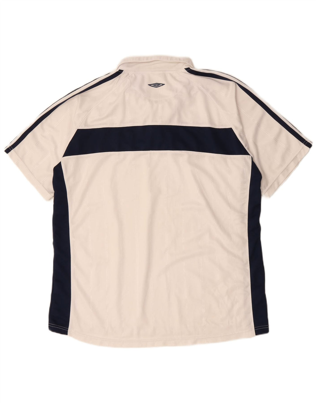 UMBRO Polo Hombre XL Blanco Colorblock Poliéster