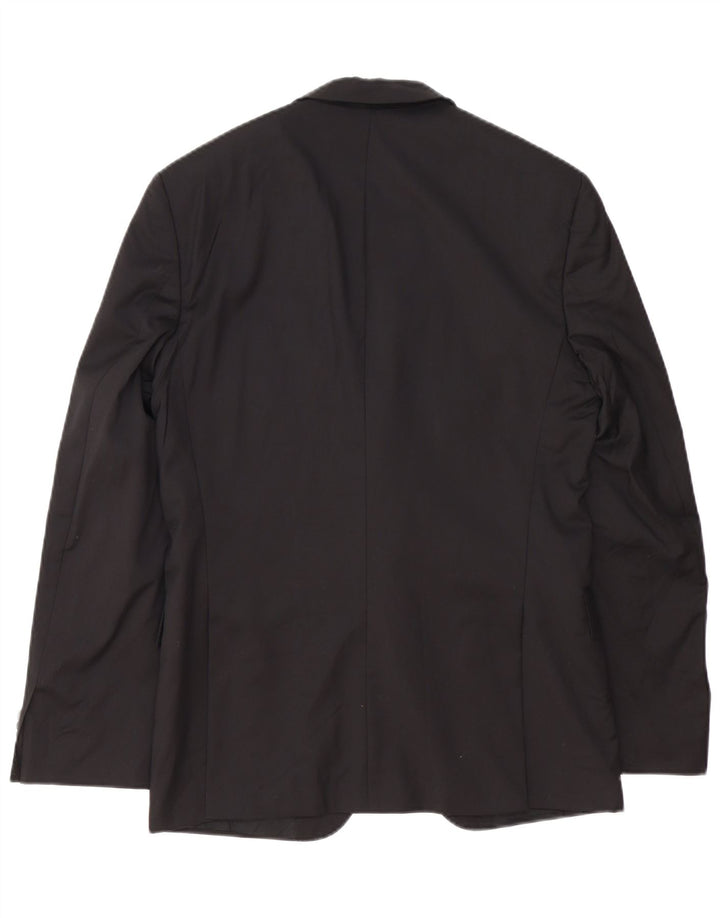 HUGO BOSS Chaqueta tipo blazer de 2 botones para hombre UK 38 Medium Black