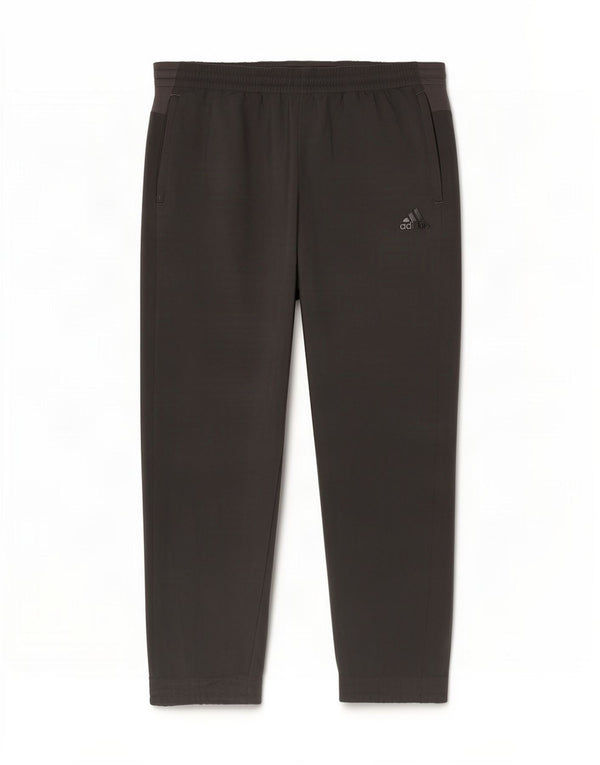 Adidas Hombre Pantalones De Chándal Joggers Large Gris Colorblock