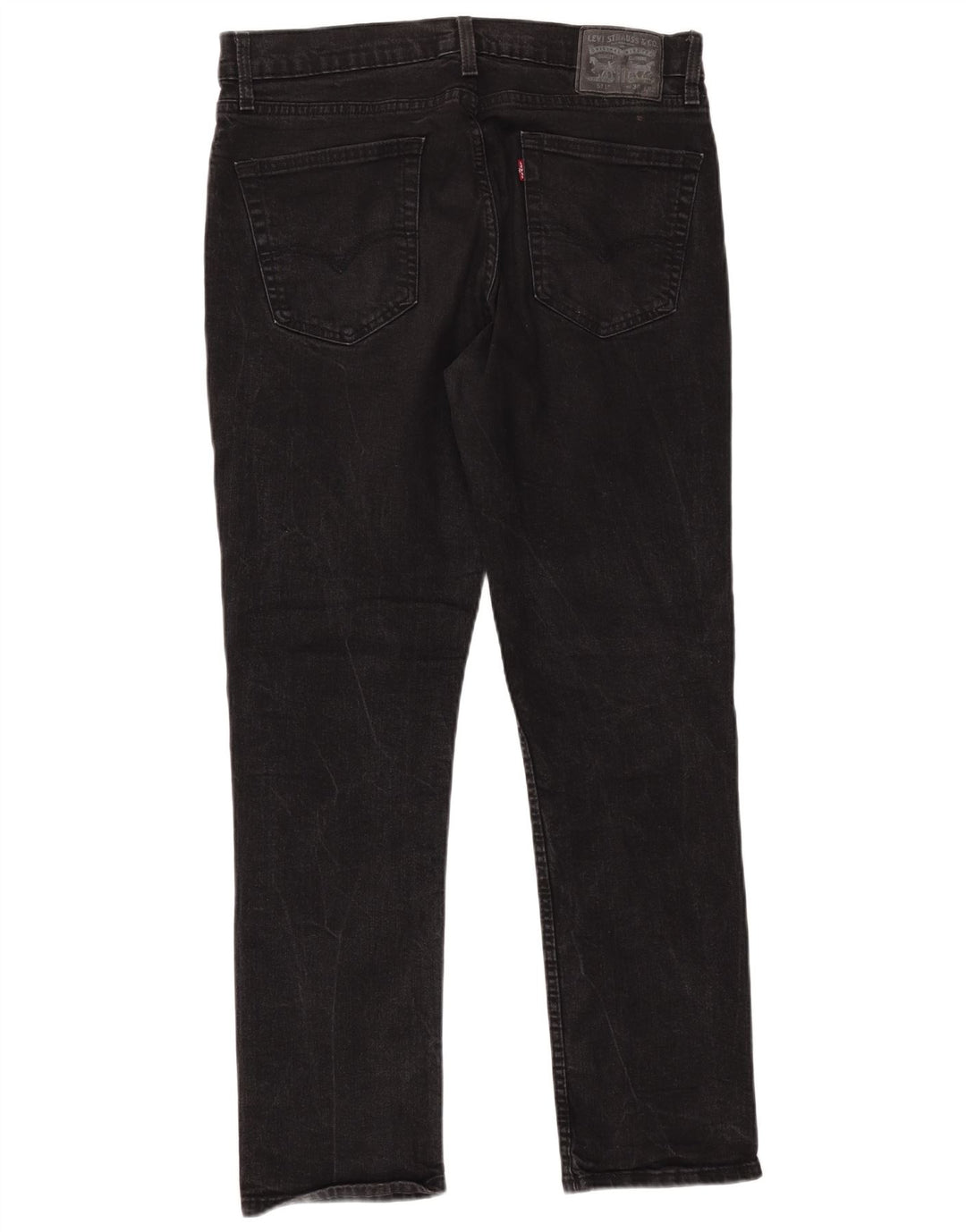 Levi's Hombre 511 Slim Jeans W36 L32 Algodón Negro