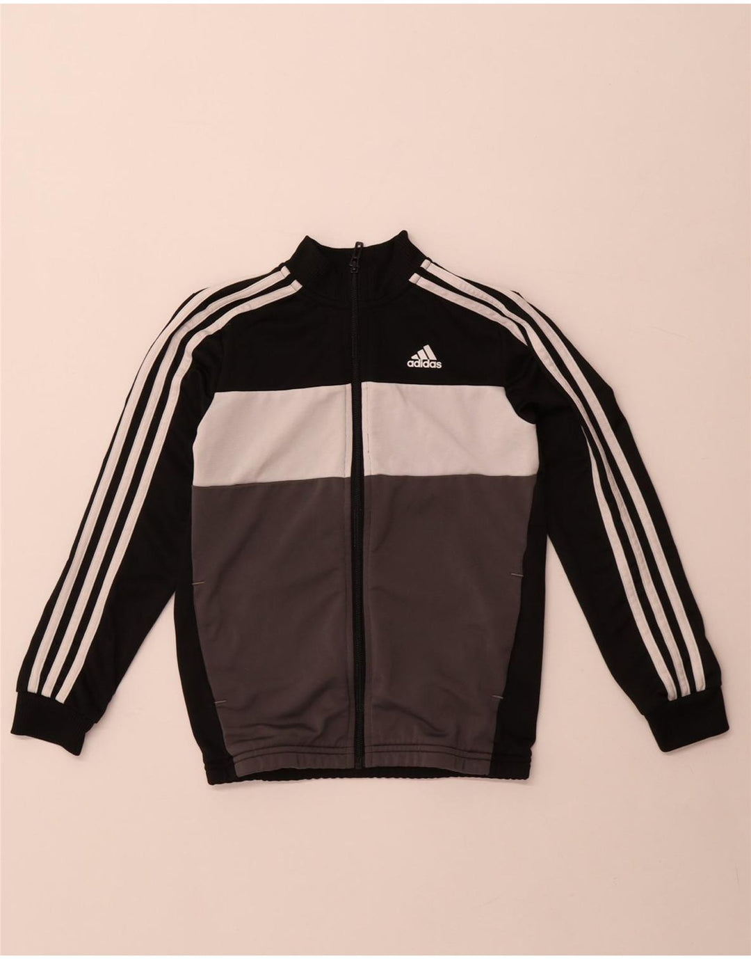 Adidas Chaqueta de Chándal para Niños 9-10 Años Negro Poliéster