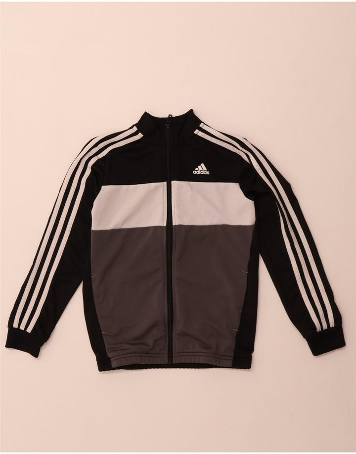 Adidas Chaqueta de Chándal para Niños 9-10 Años Negro Poliéster
