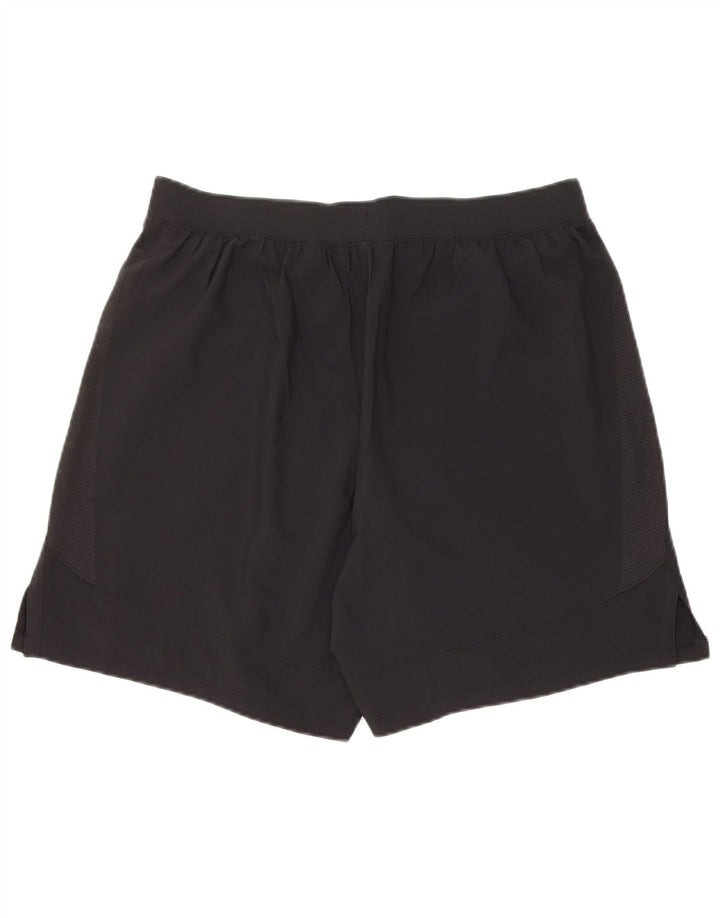 Under Armour Pantalones cortos deportivos para hombre, talla grande, negro