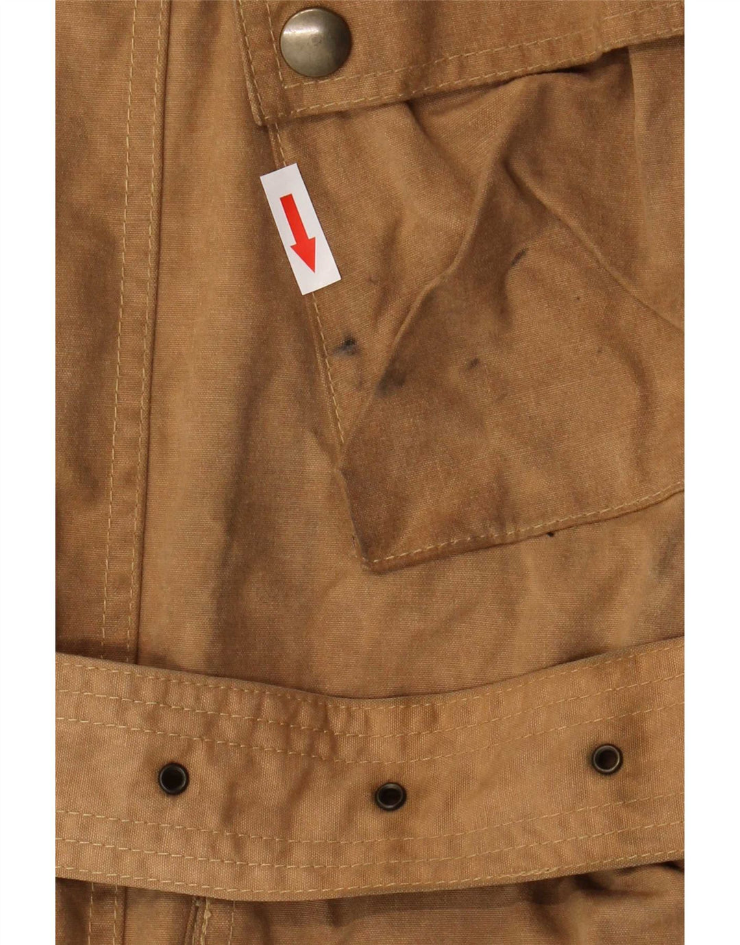 Belstaff Chaqueta de algodón encerado para hombre Reino Unido 40 Marrón grande