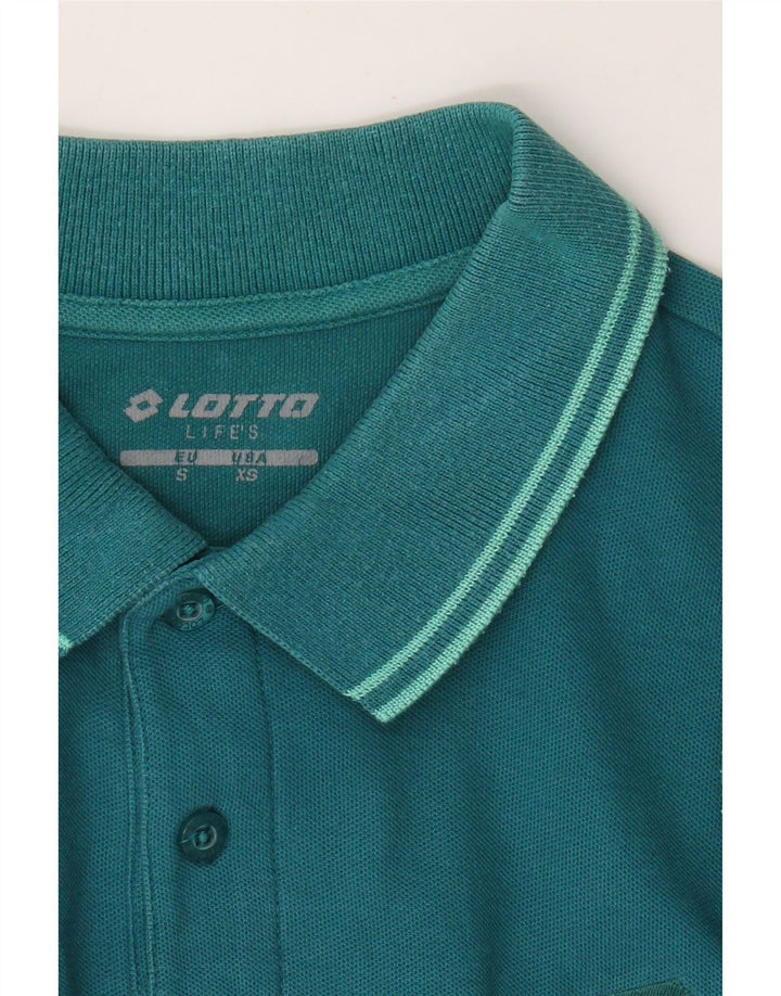 Polo Lotto Hombre Small Turquesa Rayas