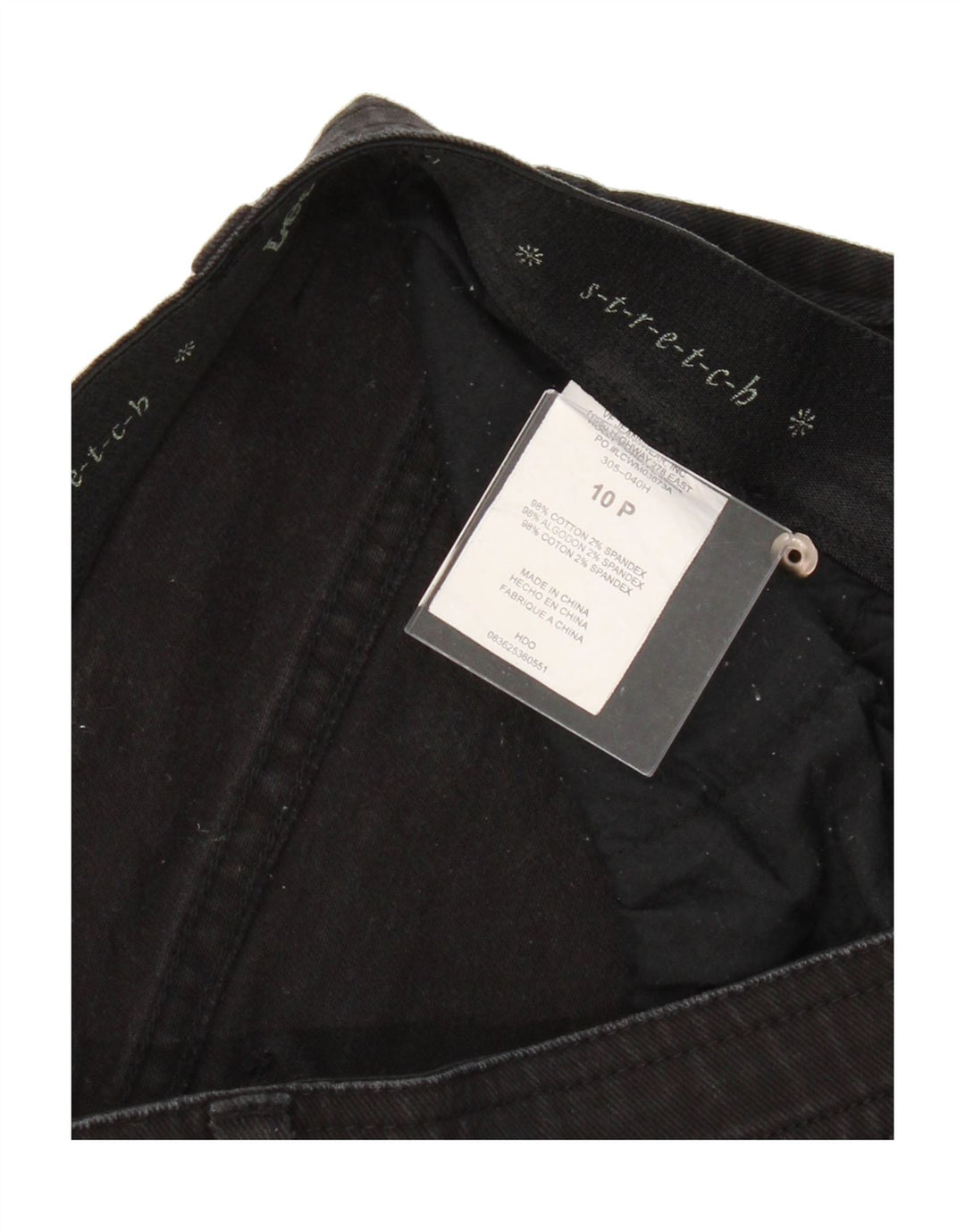 LEE Womens Straight Jeans US 10 Large W32 L27 Black Cotton Vintage Lee and Second-Hand Lee from Messina Hembry 