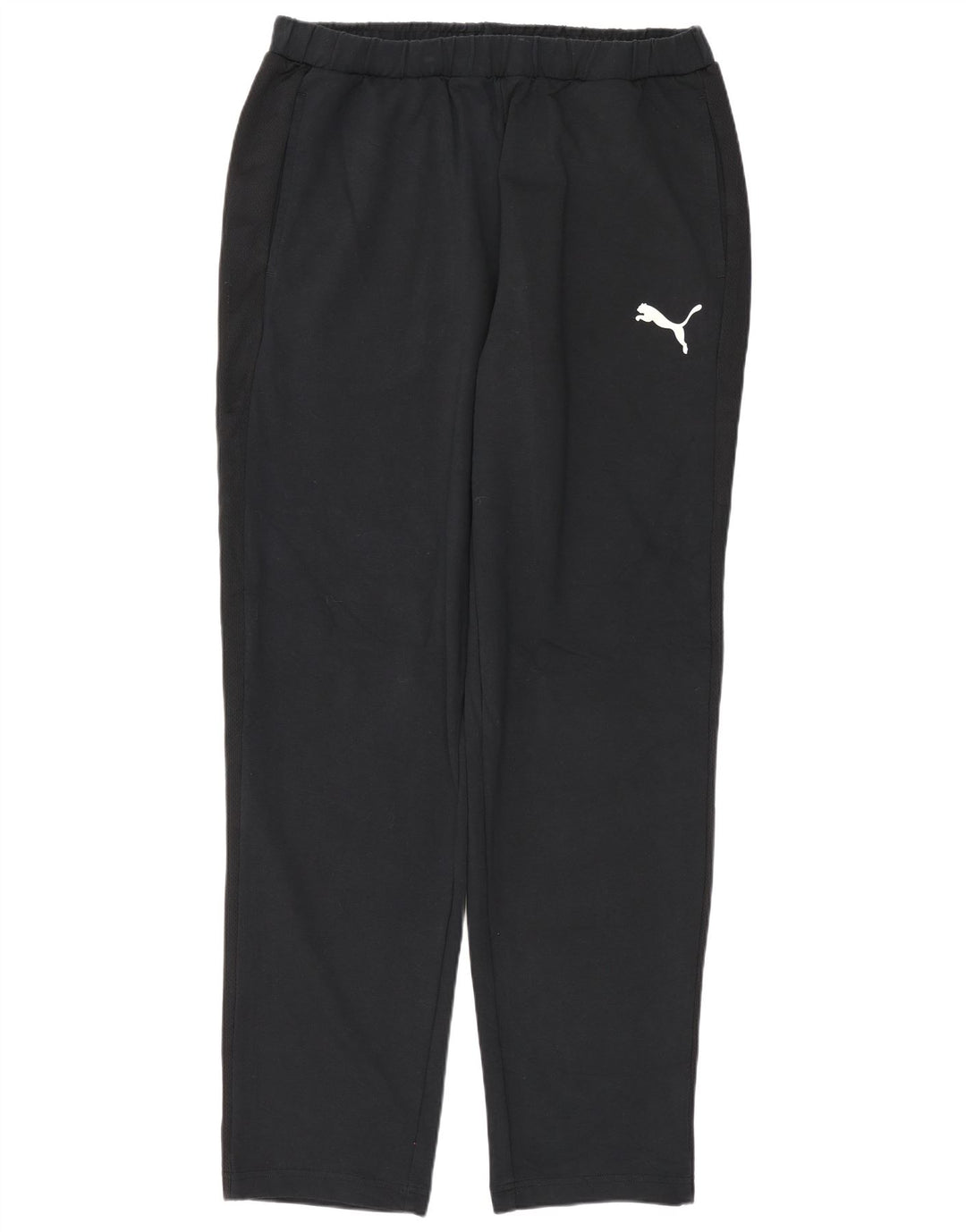 PUMA Pantalones de chándal para hombre, talla grande, algodón negro