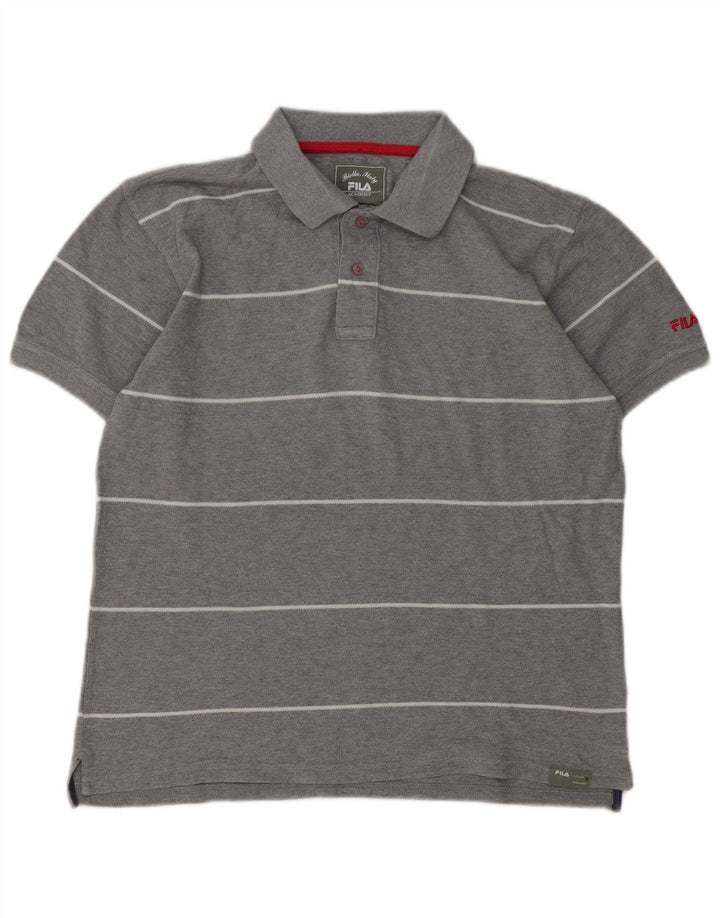 Fila Polo Hombre XS Gris Rayas