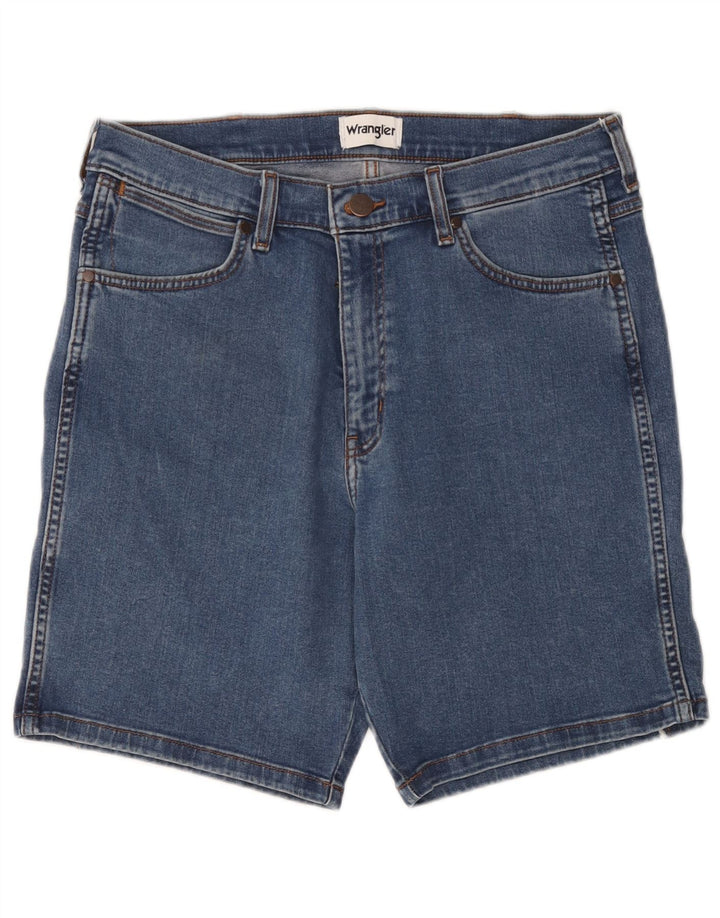 Wrangler Pantalones cortos de mezclilla para hombre W34 Algodón azul grande