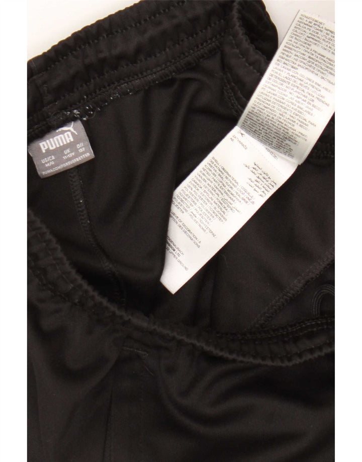 Puma Pantalones de chándal para niño 11-12 años Negro Colorblock Poliéster